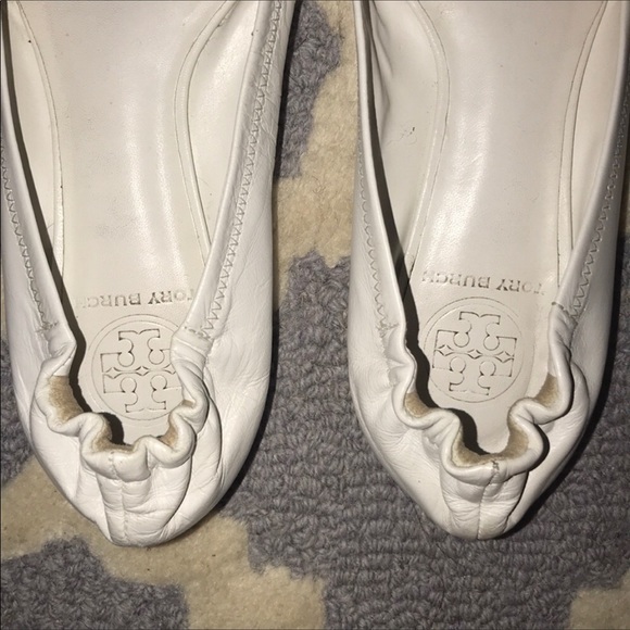 white tory burch flats - Picture 3 of 4